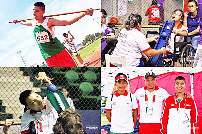 Aspectos de la participación de los atletas zacatecanos en la justa deportiva ■ foto: facebook incufidez