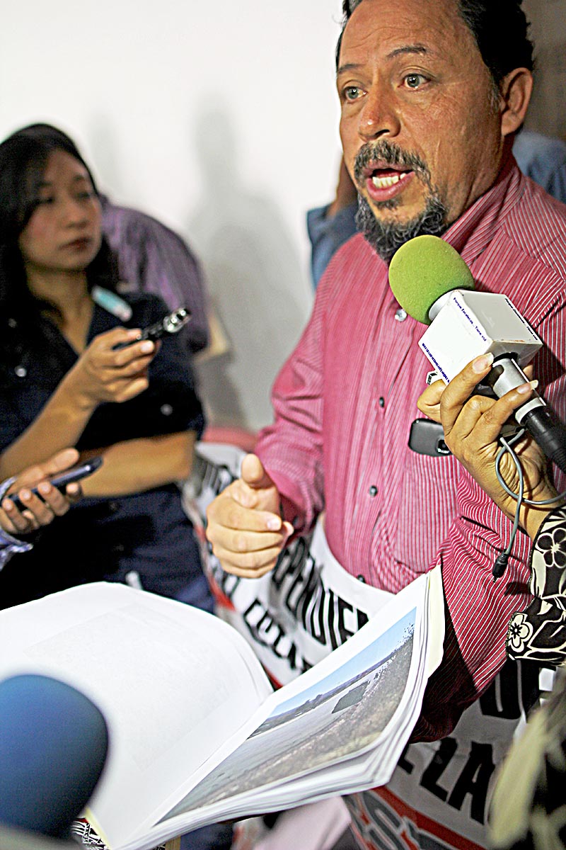 Alejandro Rivera Nieto, líder del Sindicato Independiente de Trabajadores del Estado (SITEZ) ■ FOTO: ANDRÉS SÁNCHEZ