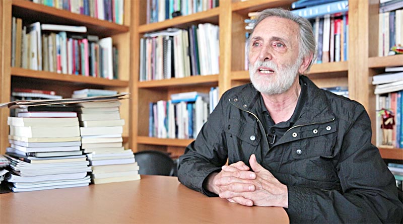 Raúl Delgado Wise, investigador de la Unidad Académica en Estudios del Desarrollo de la UAZ ■ FOTO: MIGUEL ÁNGEL NÚÑEZ