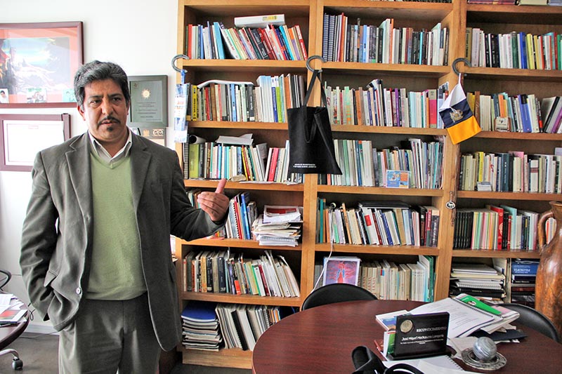 Miguel Moctezuma Longoria, investigador de la Unidad Académica en Estudios del Desarrollo ■ foto: la jornada zacatecas