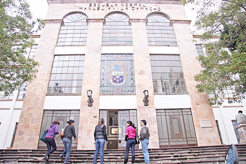 Edificio de la Benemérita Escuela Normal Manuel Ávila Camacho ■ FOTO: LA JORNADA ZACATECAS