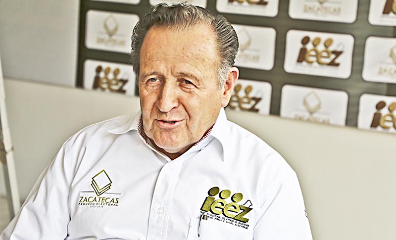 Virgilio Rivera, consejero presidente del IEEZ ■ foto: la jornada zacatecas