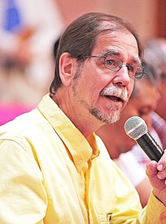 Agustín Basave, en mayo pasado visitó Zacatecas ■ FOTOS: ERNESTO MORENO