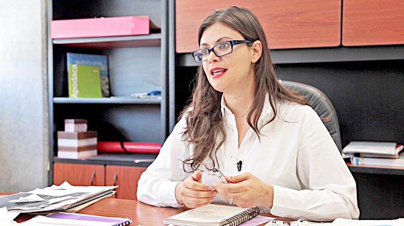 Mara Muñoz Galván, directora del Centro de Justicia Para las Mujeres de Zacatecas ■ FOTO: BENNY CONTRERAS
