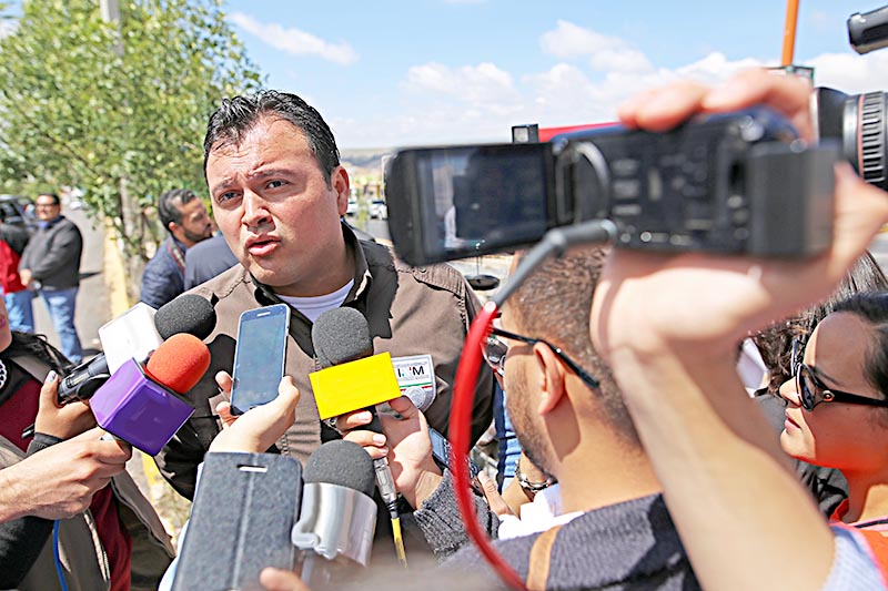José de Jesús Vega Ordoñez, delegado en el estado del Instituto Nacional de Migración (INM) ■ foto: andrés sánchez