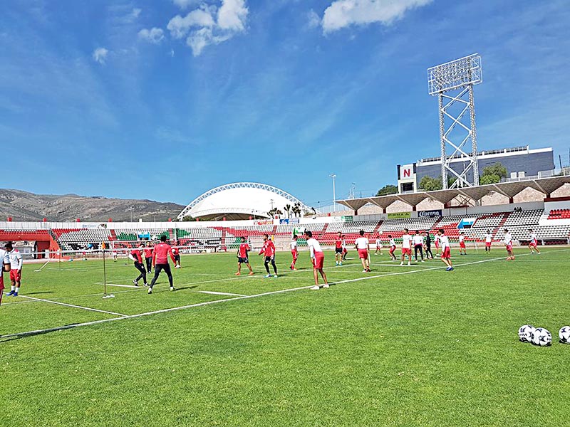 El equipo sumó 2 triunfos, 2 empates y 2 descalabros en la serie de partidos amistosos ■ foto: la jornada zacatecas