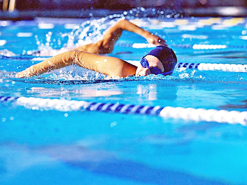 Natación, una de las ramas del triatlón ■ foto: la jornada zacatecas