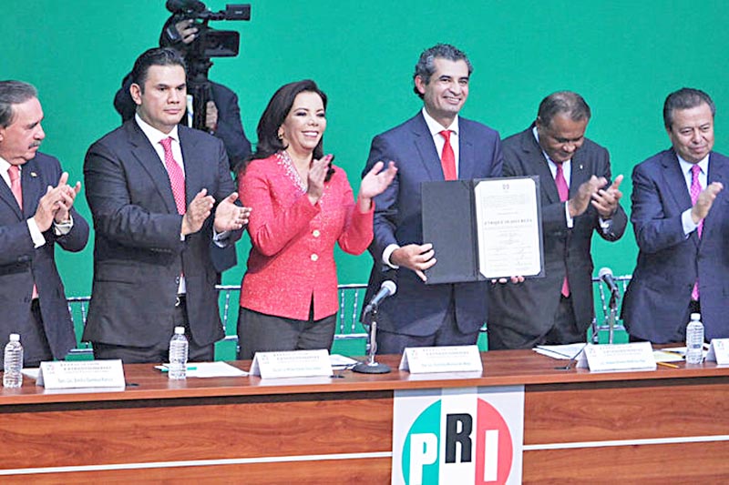 Enrique Ochoa Reza, nuevo presidente del PRI ■ foto: la jornada zacatecas
