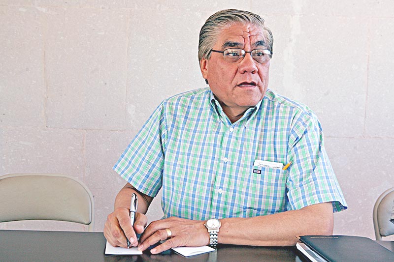 Pedro Padilla, dirigente estatal del Partido Nueva Alianza ■ foto: la jornada zacatecas