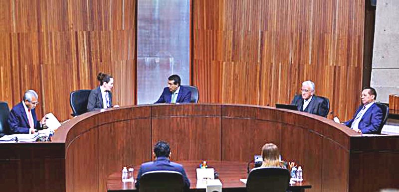 Sesión del Tribunal Electoral del Poder Judicial de la Federación ■ FOTO: LA JORNADA ZACATECAS