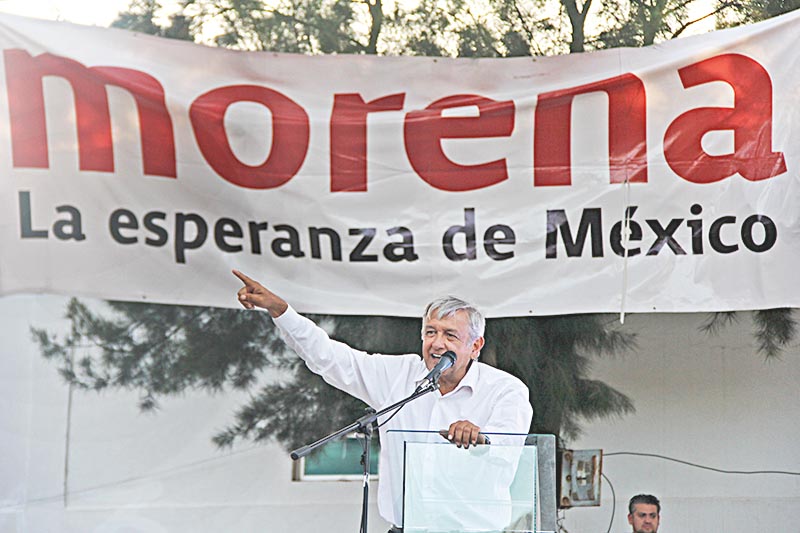 El primero de junio AMLO visitó la capital zacatecana para el cierre de campaña estatal ■ FOTO: ANDRÉS SÁNCHEZ