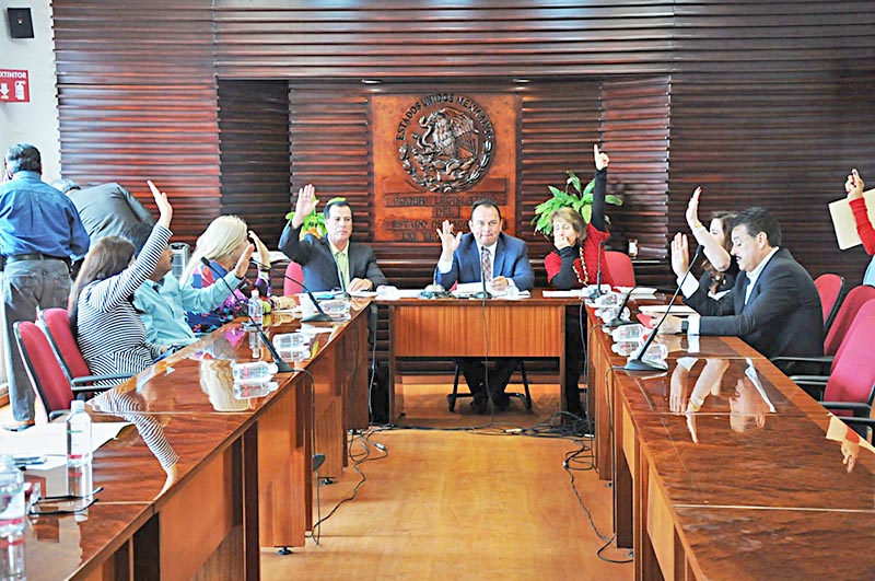 Aspecto de la sesión de este martes en la Comisión Permanente de la 61 Legislatura ■ foto: la jornada zacatecas