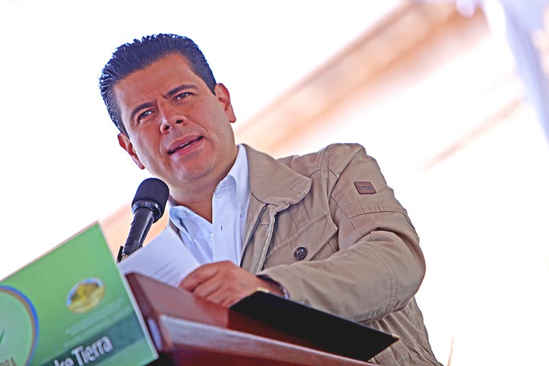Miguel Alonso, gobernador de Zacatecas ■ FOTO: ANDRÉS SÁNCHEZ