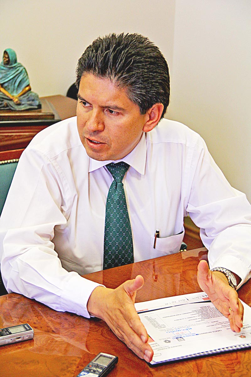 Fernando Soto, secretario de Administración ■ foto: la jornada zacatecas