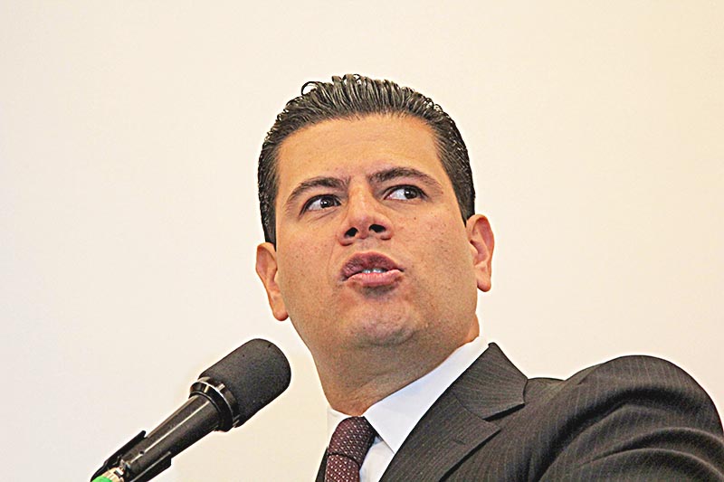 Miguel Alonso Reyes, gobernador de Zacatecas ■ FOTO: ERNESTO MORENO