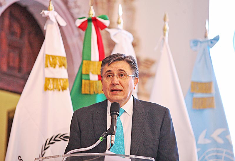Raúl González Pérez, presidente de la Comisión Nacional de Derechos Humanos (CNDH) ■ FOTO: ERNESTO MORENO