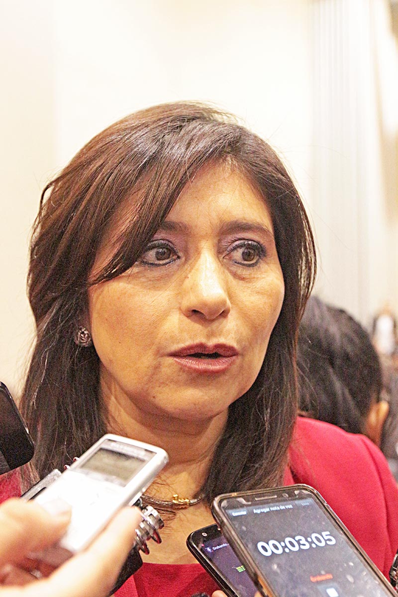 Leticia Soto Acosta, procuradora general de Justicia del estado ■ FOTO: ERNESTO MORENO