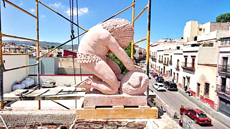 Propios y extraños podrán contemplar de nueva cuenta esta figura icónica de la ciudad de Zacatecas ■ FOTO: LA JORNADA ZACATECAS