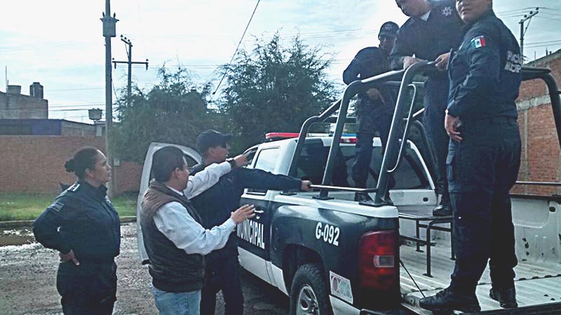Constante capacitación reciben los integrantes de la agrupación de seguridad en La Villa ■ FOTO: LA JORNADA ZACATECAS