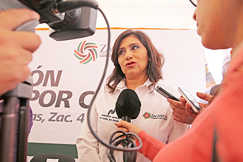 Leticia Catalina Soto Acosta, procuradora general de Justicia del estado ■ foto: la jornada zacatecas