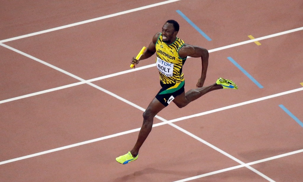 El velocista Usain Bolt, en imagen de agosto de 2015. Foto Ap