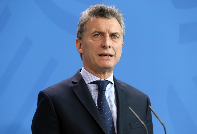 Mauricio Macri, presidente de Argentina. Foto Ap