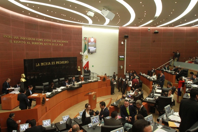 Aspecto de la sesión permanente del Senado, el 22 de junio pasado. Foto Roberto García Ortiz