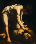 ‘David vencedor de Goliat’. Óleo sobre lienzo. 110.4 x 91.3 cm. 1598-1599. Madrid, Museo Nacional del Prado.