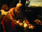 ‘El sacrificio de Isaac’. Óleo sobre lienzo. 104 x 135 cm. 1606. Florencia, Gallerie degli Uffizi
