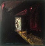 ‘La soledad del pintor III’. Óleo sobre tela. 100 x 100 cm. 2016