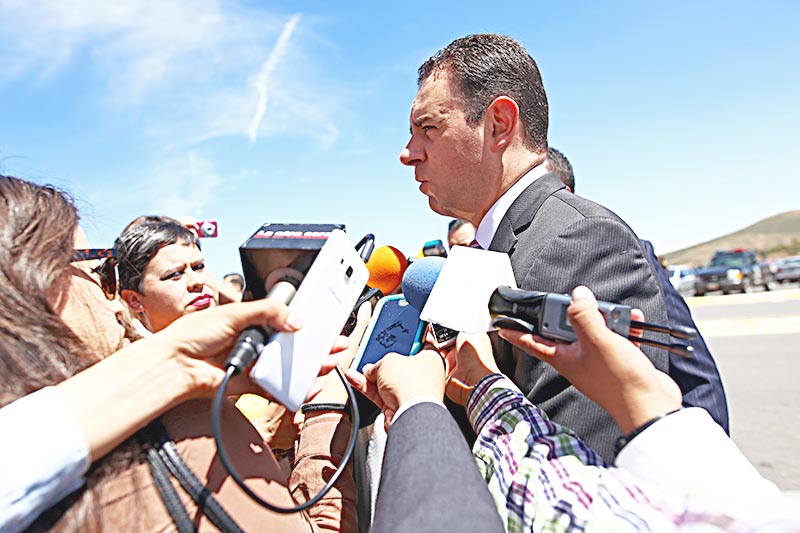 Alejandro Tello, gobernador electo de la entidad ■ FOTO: ANDRÉS SÁNCHEZ