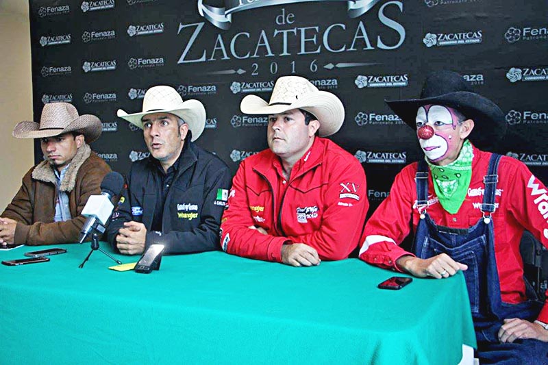 Conferencia de prensa donde se anunció el regreso del Tour de Bullriding, considerado el más prestigiado de América Latina ■ foto: la jornada zacatecas