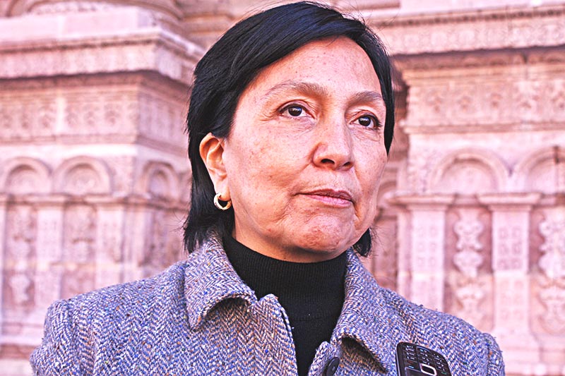 La ex gobernadora Amalia García ■ FOTO: La Jornada Zacatecas