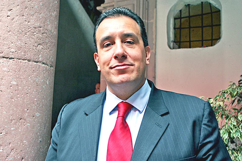 Uriel Márquez Cristerna, coordinador general jurídico de Gobierno del Estado ■ FOTO: LA JORNADA ZACATECAS