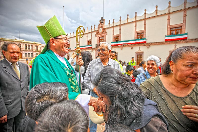 Sigifredo Noriega Barceló, obispo de la diócesis de Zacatecas ■ foto: ernesto moreno