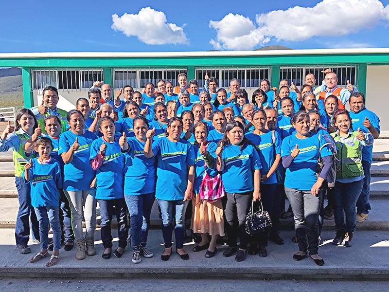 Parte de los beneficiados con el programa ■ FOTO: LA JORNADA ZACATECAS