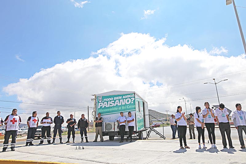 Desde el 28 de junio del año en curso, en que inició el operativo, se usaron módulos móviles para brindar mejor atención ■ foto: la jornada zacatecas