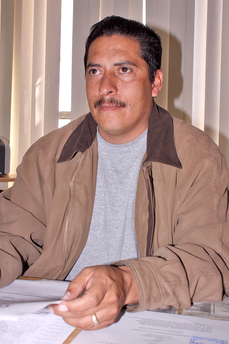 Gerardo García Murillo, secretario general del Supdacobaez ■ foto: la jornada zacatecas