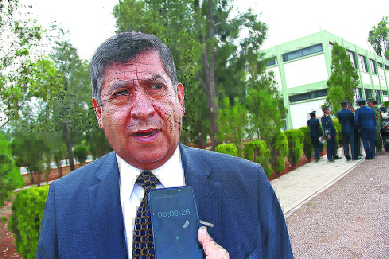 Jaime Santoyo Castro, aún secretario general de Gobierno ■ FOTO: ANDRÉS SÁNCHEZ