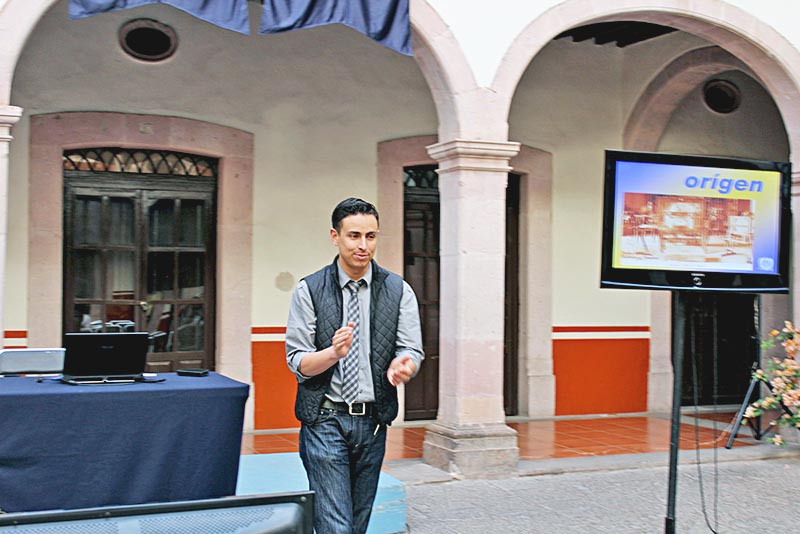Los organizadores y participantes del evento hicieron una recapitulación de los momentos en el que Antonio Villarreal creó el Museo de Ciencias ■ FOTO: LA JORNADA ZACATECAS