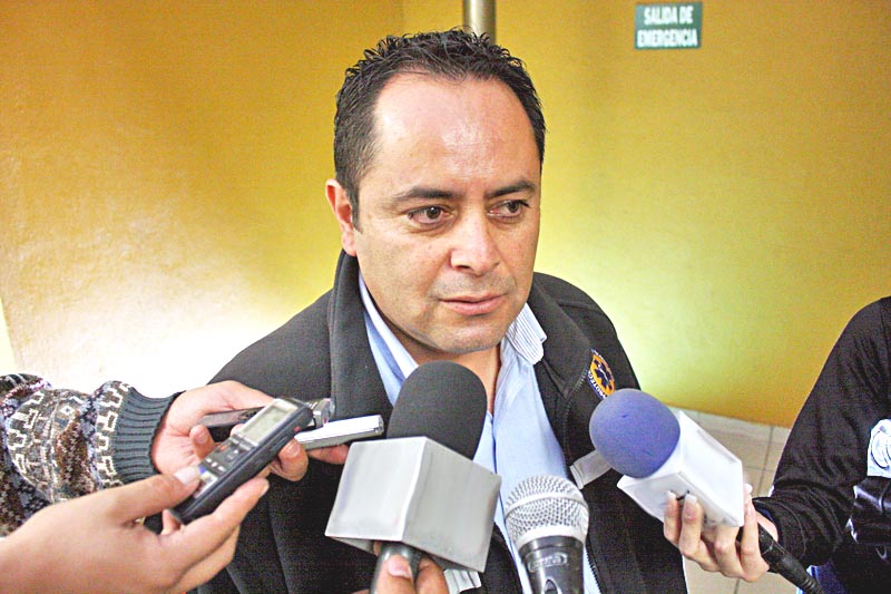Antonio Caldera, director de Protección Civil estatal ■ foto: LA JORNADA ZACATECAS