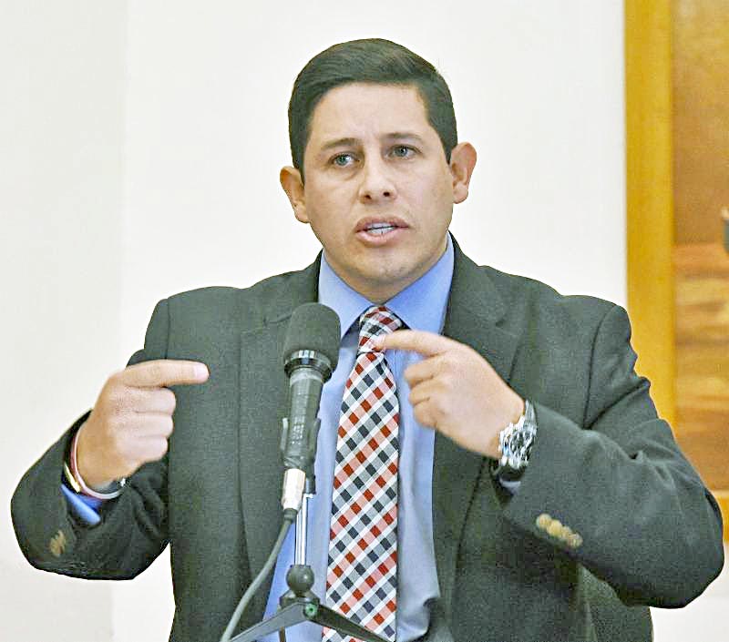 Jorge Miranda, secretario de Finanzas ■ FOTO: LA JORNADA ZACATECAS
