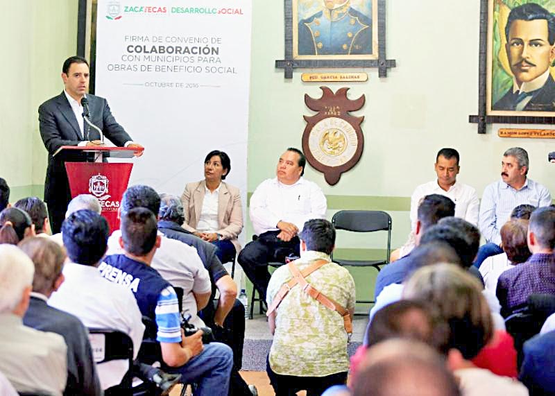 El gobernador acudió al municipio de Jerez ■ fotos: la jornada zacatecas