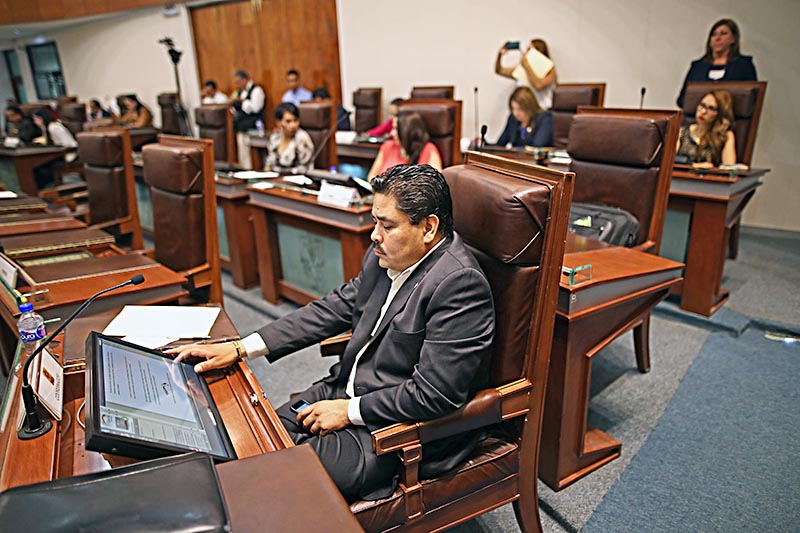 Los representantes populares realizaron sesión en el Pleno este jueves ■ foto: andrés sánchez