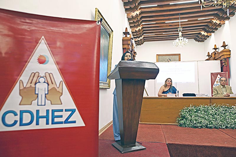 En el contexto de la Campaña Nacional contra la Tortura se llevaron a cabo en Zacatecas diversas actividades por cuenta de la CDHEZ ■ foto: andrés sánchez