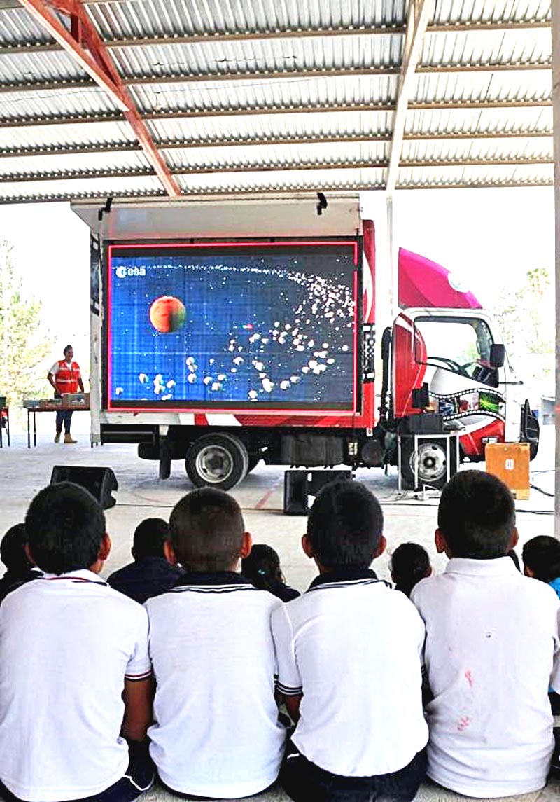 Se proyectarán videos sobre lanzamientos de naves espaciales, como una de las actividades ■ foto: la jornada zacatecas