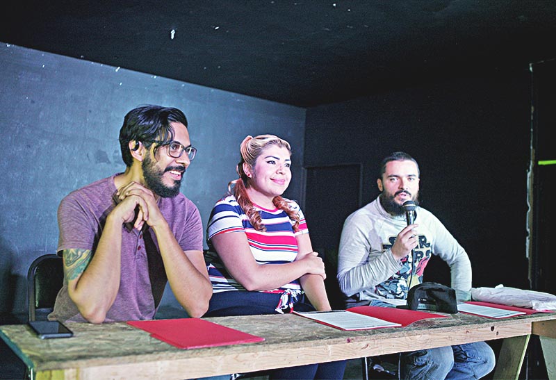 Conferencia de prensa en que se dio a conocer el evento ■ foto: ernesto moreno