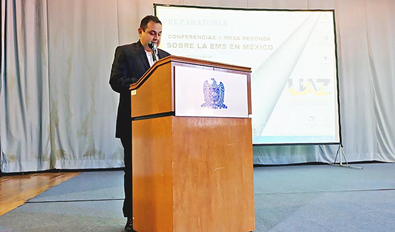 El Rector Antonio Guzmán ■ foto: la jornada zacatecas