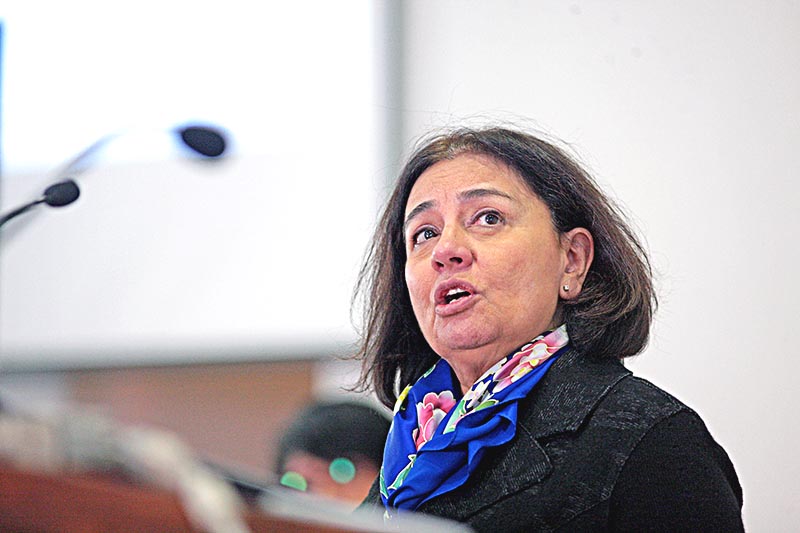 Alicia Girón González, profesora en el Instituto de Investigaciones Económicas de la UNAM ■ FOTO: ERNESTO MORENO