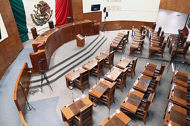 Salón de plenos de la 62 Legislatura ■ FOTO: ANDRÉS SÁNCHEZ